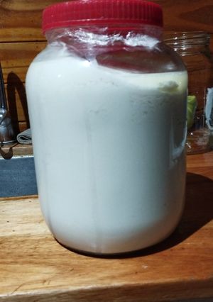 Una foto de Yogurt casero súper económico y rendidor