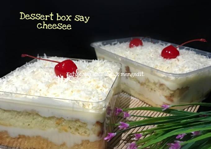 Dessert Box Say Cheesee