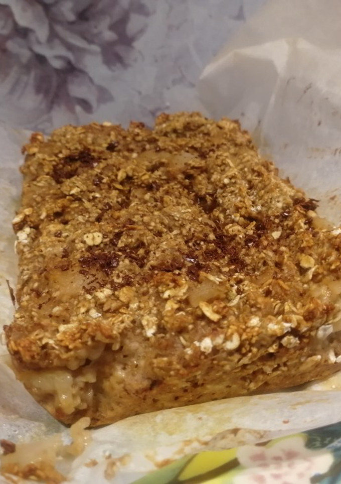 Una foto de Snack de avena y plátano saludable