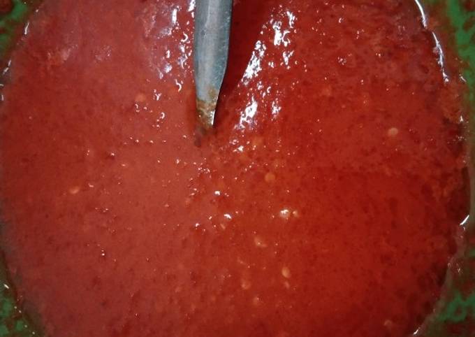 Resep 62. Sambal Gledek (untuk Taichan,soto,bakso, cilok kuah,sop,), Bisa Manjain Lidah