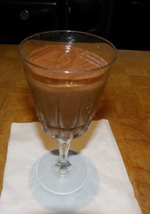 A picture of Julia Childs Chocolate Mousse.