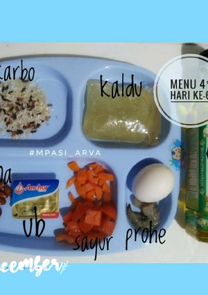 Foto resep Mpasi 4⭐ 6month 6days