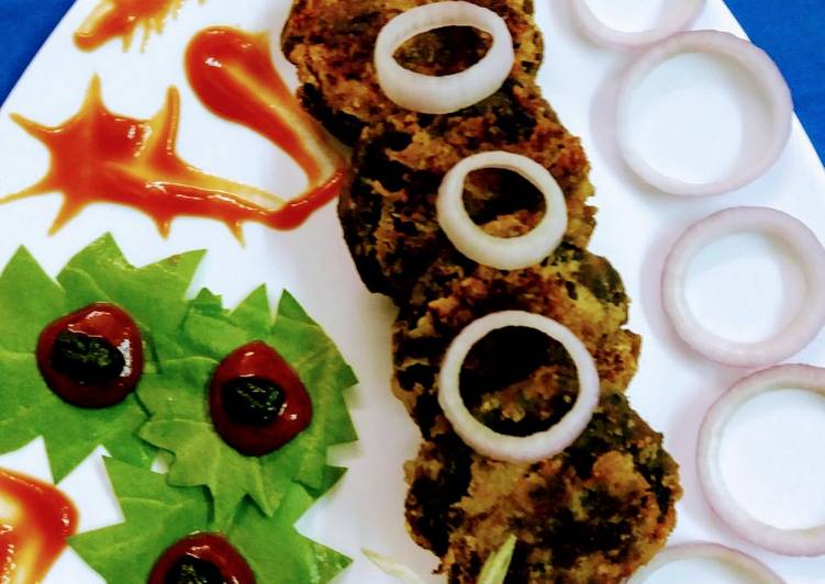 Spinach kebab