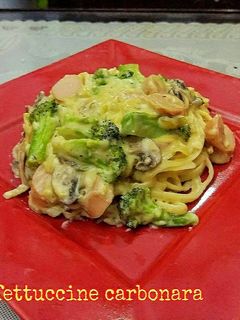 Foto resep Creamy fettuccine carbonara