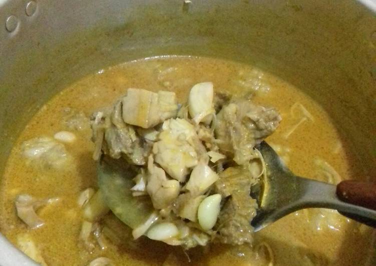 Gulai nangka + tetelan