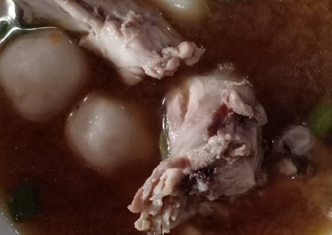 Cilok kuah balungan ayam