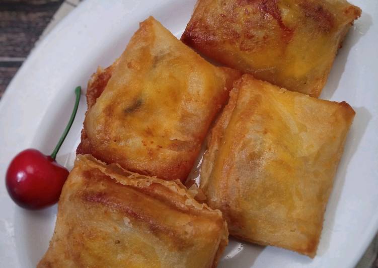 Pisang Lumpia Manis Moza