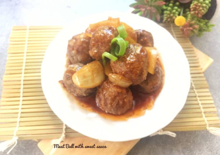 Meat Balls with Sweet Sauce