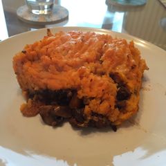 A picture of Sweet Potato Cottage Pie!.