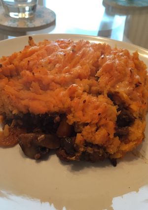 A picture of Sweet Potato Cottage Pie!.