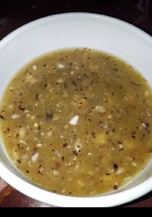 Una foto de Salsa habanera con limón y ajo