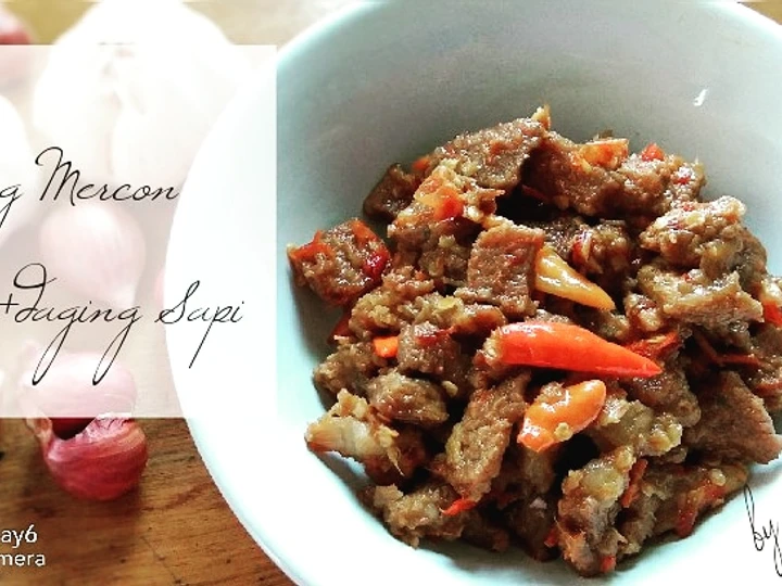 Langkah Gampang Membuat Resep Oseng Mercon Daging/tetelan Sapi Anti Ribet, Mantap