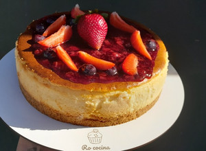 Una foto de New York Cheesecake (Cheesecake cocido)