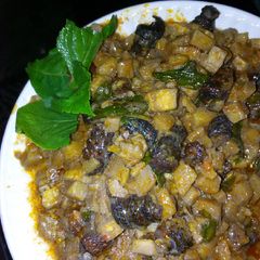 A picture of Unripe plantain porridge.