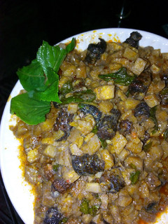 A picture of Unripe plantain porridge.