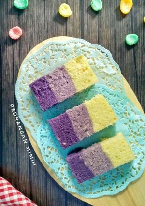 Foto resep Bolu Kukus Lapis Taro