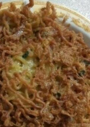 Foto resep Mie telur dadar