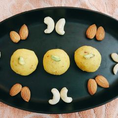 A picture of Coconut Dryfruits Ladoo.