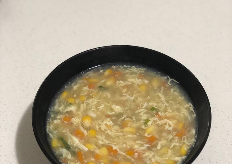 Bagaimana Menyiapkan Sup jagung ala chinese resto yang Sempurna