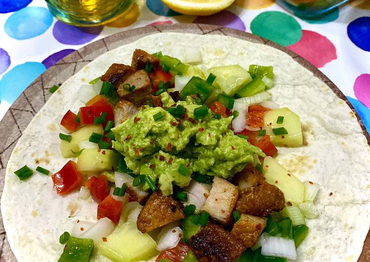 Tacos de Lomo y Pipirrana