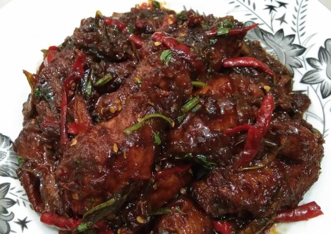 Ayam kecap manis pedas