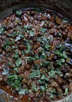 A picture of Spicy chana.
