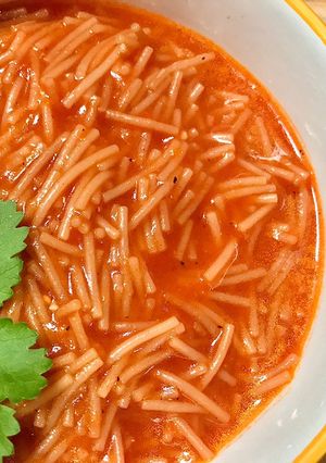 รูปของ SOPA DE FIDEO (MEXICAN NOODLE SOUP) | ซุปพาสต้าเม็กซิกัน