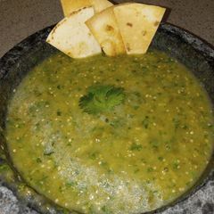 A picture of Salsa Verde (Tomatillo Sauce).