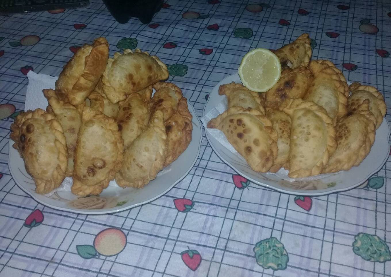 Empanadas fritas con ingredientes reciclados!!!