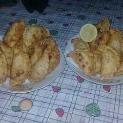 A picture of Empanadas fritas con ingredientes reciclados!!!.
