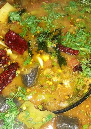 A picture of Sambar recipe.