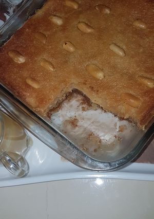 صورة لوصفة بسبوسة بزبدة الفول السوداني