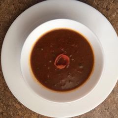 A picture of Spicy chicken soup.
