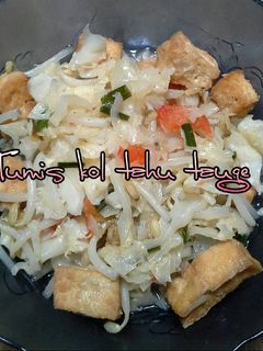 Foto resep Tumis kol tahu tauge