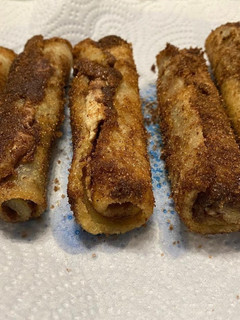 Una foto de Rollizos de Torrijas de nocilla