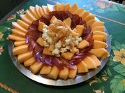 Une photo de salade melon