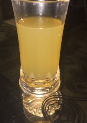 A picture of Cucumber ice tea.