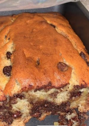 Foto de Bolo de Banana e Chocolate