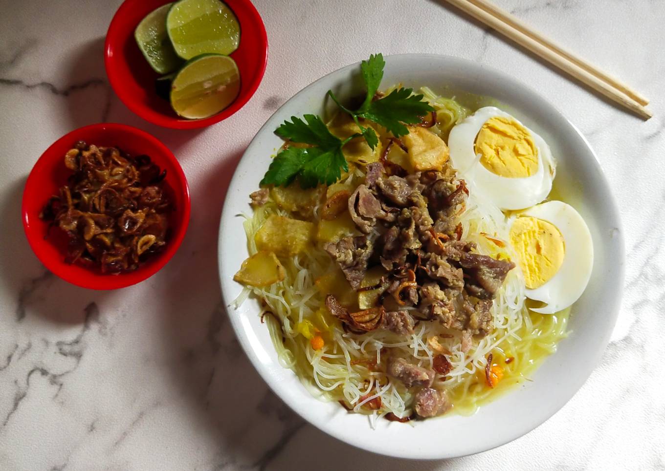 Soto daging Sederhana