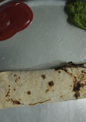A picture of Cheese omelette roll.