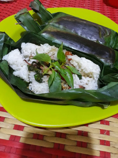 Foto resep Nasi Bakar Cumi Asin