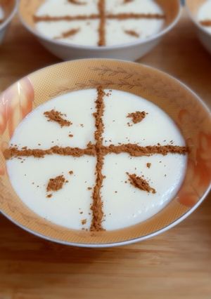 Une photo de M'halbi / crème de riz