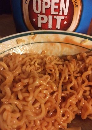 A picture of Open pit ramen.