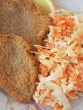 Ensalada Coleslaw con milanesas
