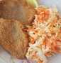 Receta Ensalada Coleslaw con milanesas  que Delicioso