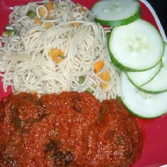 A picture of Spaghetti.