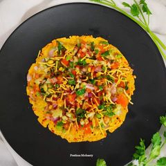 A picture of Masala Papad.