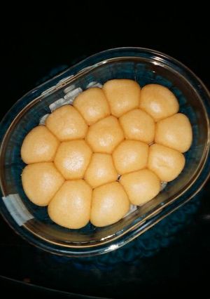 Foto resep Roti Sobek Kukus rasa Mousse Coklat Putih isi Keju