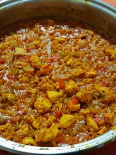 Una foto de Arroz con pollo