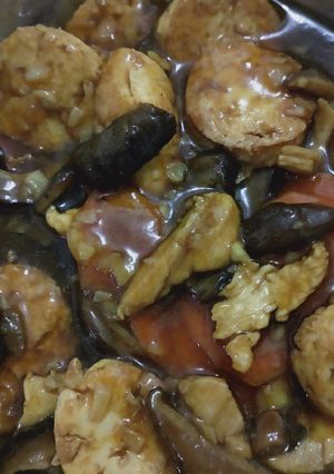 Foto resep Sapo Tahu Ayam (3 bahan saja)